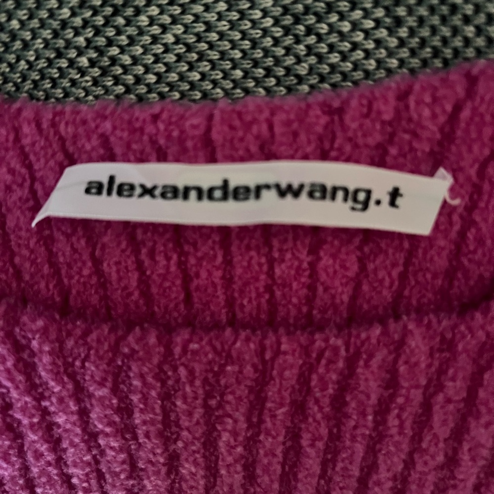 Alexander Wang Pink fuzzy tank for Women